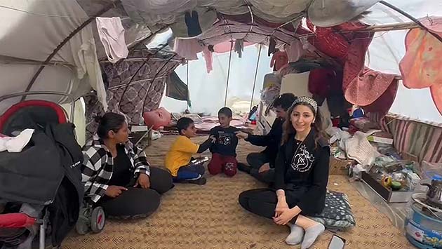 Ayuda humanitaria en Samandag